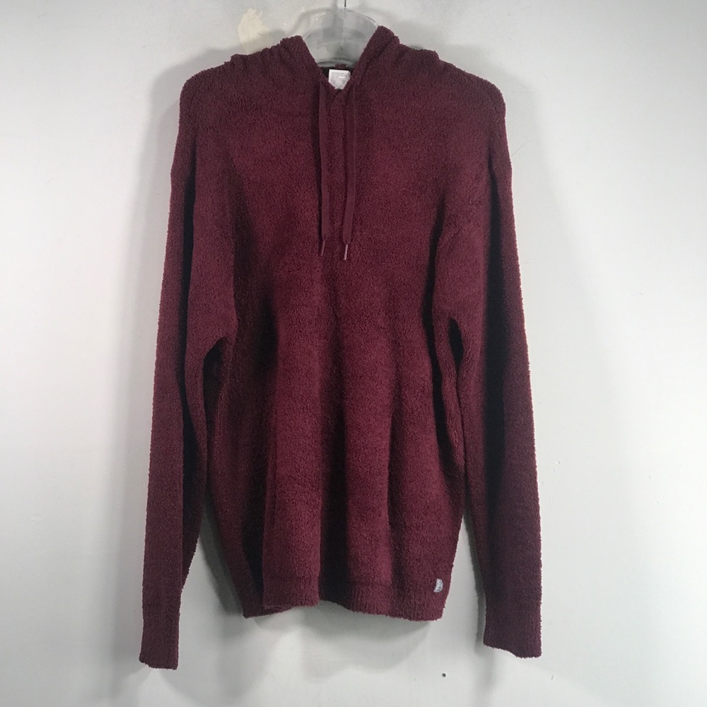 Softies Take 10 Solid Marshmallow Hoodie, Men's XL - Cherry Cola